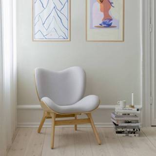 👉 Fauteuil houten grijs A Conversation Piece naturel Sterling 8720604645453