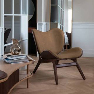 👉 Fauteuil bruin houten A Conversation Piece walnoot Sugar Brown 8720604645484