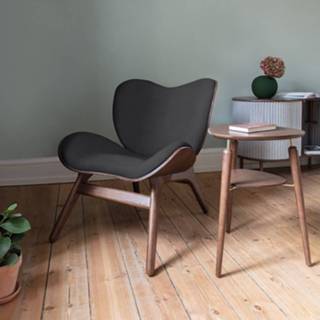 👉 Fauteuil houten donkergrijs A Conversation Piece walnoot Shadow 8720604645514