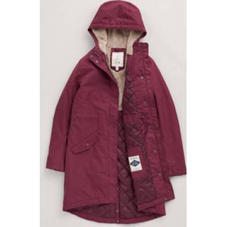 👉 Rood active vrouwen Seasalt Winter Parka Dames Plant Hunter Garnet Donkerrood