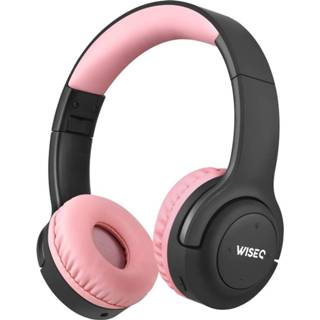 👉 Koptelefoon roze zwart active kinderen WiseQ / Headset voor Draadloos Wireless - Hero Pink + Black 8720254493787