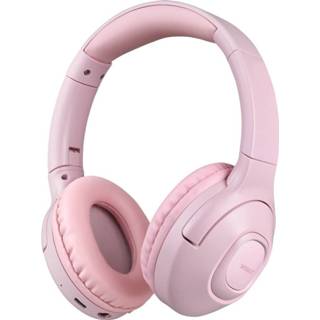 👉 Koptelefoon roze active kinderen WiseQ / Headset voor Draadloos Wireless - Unbreakable Pink 8720254493886