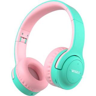👉 Koptelefoon roze active kinderen WiseQ / Headset voor Draadloos Wireless - Hero Pink + Mint 2950016939628