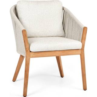 👉 Terras stoel active SUNS tuinmeubelen Senese tuinstoel |Teakhout frame | Sand Rope/natural gravel Fishbone 6095921437428