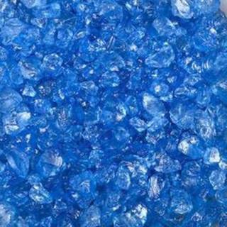 👉 Gekleurd glas blauw active Decoratieve Gekleurde Glassteentjes / - Donker 4-10mm 1kg 8720153609982
