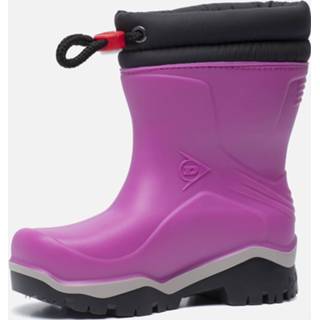 👉 Regenlaarzen roze PU jeugd Dunlop 740243