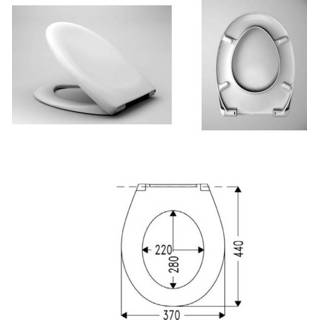 👉 Active WC-Zitting Haro - Ecco softclose 5404013514014