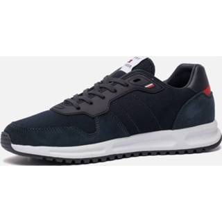 👉 Sneakers blauw suede male Tommy Hilfiger 8720113541390