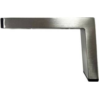 👉 Hoekprofiel RVS staal look design meubelpoot 12 cm 9500025999330