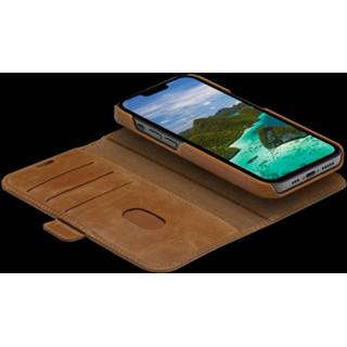 👉 Portemonnee leer vrouwen IPhone effen cognac active Dbramante1928 Leren Wallet Hoesje 14 Lynge Tan 5711428016324