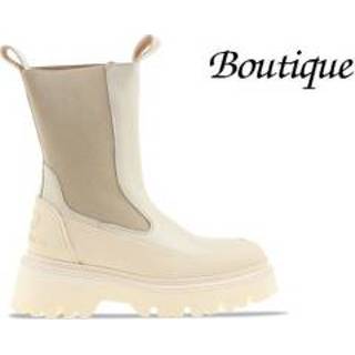 👉 Beige unisex stock geel vrouwen Woolrich High Chelsea Boot Dames