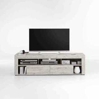 👉 Spaanplaat bruin TV-meubel Enrico Zandeiken 180x40x53 cm 6097130241261