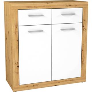 👉 Opbergkast eiken spaanplaat bruin Nordin Artisan 6097136254227