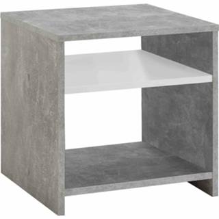 👉 Nachtkastje spaanplaat grijs Mary Beton 6097130433406