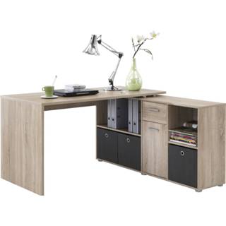 👉 Bureau eiken spaanplaat bruin Apollo 6097131725746