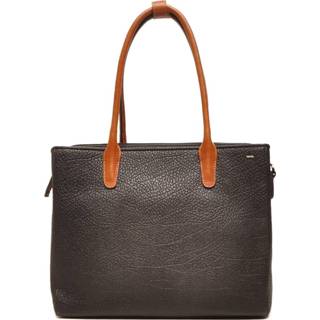 👉 Laptoptas chocolade bruin leer vrouwen schoudertas effen blauw active Berba Dames Leren 15.6 inch Chamonix 125-779 Chocolate 8720143257735