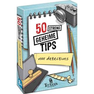 Nederlands kaartspellen 50 Streng Geheime Tips voor Detectives 8720615480517