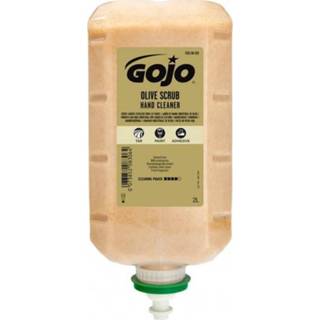 👉 Handscrub beige navulling Gojo Olive 2 liter 4 stuks 73852083064