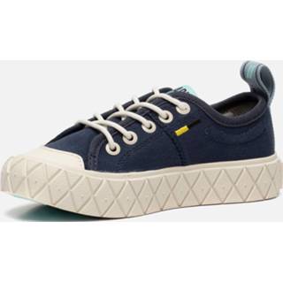 👉 Veterboots palladium canvas boy blauw blauwCanvas 196660034605