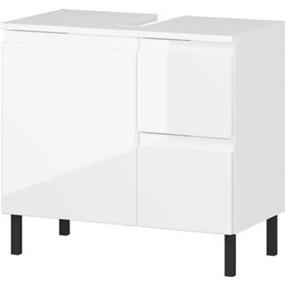 👉 Wastafelkast wit MDF Abrantes 60 cm 6097131848834