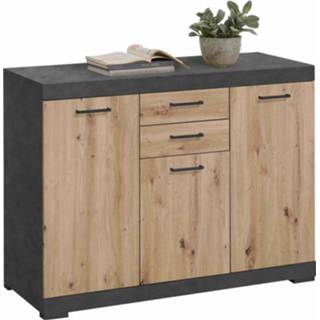 👉 Dressoir eiken spaanplaat bruin Hermes Artisan 120x50x90 cm 6097129924946