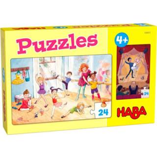 Puzzel haba spellen Puzzels Ballerina's (2 x 24 stukjes) 4010168262512