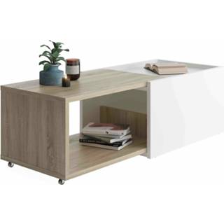 👉 Salontafel wit spaanplaat bruin Vermont 6097151866863