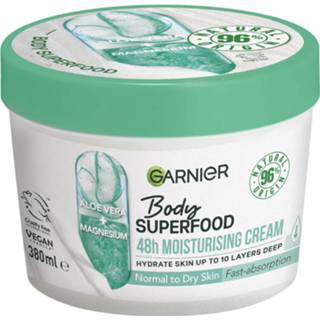 👉 Magnesium vrouwen Garnier Body Superfood Aloe Vera and Moisturising Soothing Cream 380ml 3600542469586