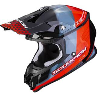 👉 Zwart rood l active Scorpion Vx-16 Evo Air Gem Zwart-Rood Crosshelm 3399990104087