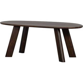 👉 Eettafel active mannen BePureHome Eettafel/bureau Roundly walnoot mangohout 200x100 cm 8714713163007