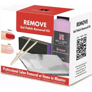 👉 Carpet rood vrouwen mannen Red Manicure Removal Kit