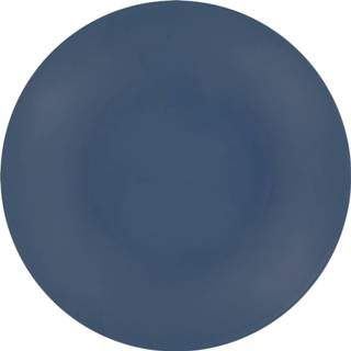 Blauw melamine unisex HEMA Ontbijtbord Ø 21.5 Mat (blauw) 8718537934645