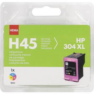 👉 Unisex HEMA Cartridge H45 Kleur Voor De HP 304XL 8718161994282