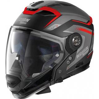 👉 Zwart XL active Nolan N70-2 Gt Switchback 58 Flat Multihelm 8030635723137