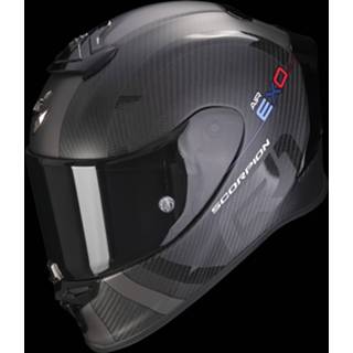 👉 Integraalhelm zwart carbon zilver XS active Scorpion Exo-R1 Evo Air Mg Mat Zwart-Donker 3399990101277