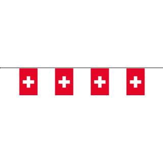 👉 Vlaggenlijn plastic active Zwitserland - 10 meter | 8720862406667