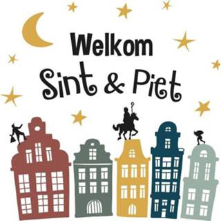 👉 Raamsticker active Raamstickers welkom Sint en Piet 7424948197142