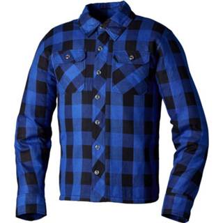 👉 Lumberjack blauw active RST X Kevlar Ce Mens Textile Shirt Blue Check 42 5056558115579