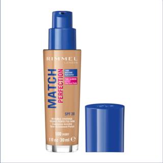 👉 Vrouwen ivoor Rimmel Match Perfection Foundation 30ml (Various Shades) - Ivory 3614220954011