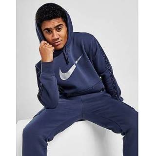 👉 Blauw grijs s male mannen Nike Sportswear Repeat Fleecehoodie voor heren - Thunder Blue/Metallic Cool Grey 196152835543
