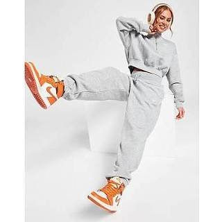 👉 Joggingbroek grijs s vrouwen Nike Sportswear Phoenix Fleece Oversized met hoge taille voor dames - Dark Grey Heather/Sail 196149320984