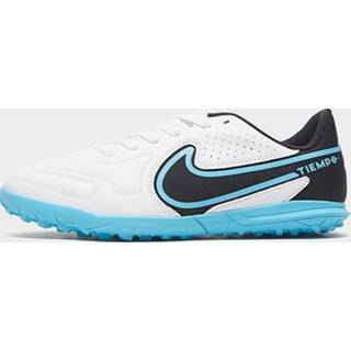 👉 Voetbalschoenen wit synthetisch kinderen Nike Jr. Tiempo Legend 9 Club TF voor kleuters/kids (turf) - White Kind 196153803831