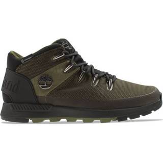 👉 Unisex olijfgroen mannen Timberland Sprint Trekker Mid Fabric Olijf Heren