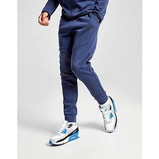 👉 Trainingsbroek zwart kinderen Nike Tech Fleece Junior - Midnight Navy/Black Kind 194494171961