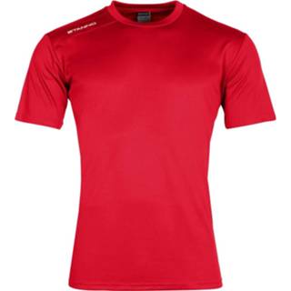 Shirt SS m mannen rood Hummel Field sportshirt heren 2999029436144