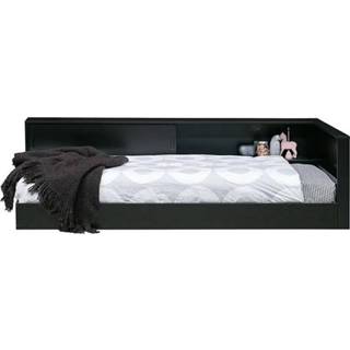 👉 Hout grenen active zwart WOOOD Hoekbed Connect 8714713112180