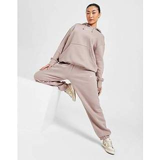 👉 Joggingbroek l vrouwen Nike Sportswear Phoenix Fleece Oversized met hoge taille voor dames - Diffused Taupe/Sail 196153385764