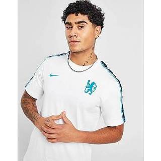 👉 Short sleeve wit XS male mannen Nike Chelsea FC Sportswear T-Shirt - White Heren 196155209914