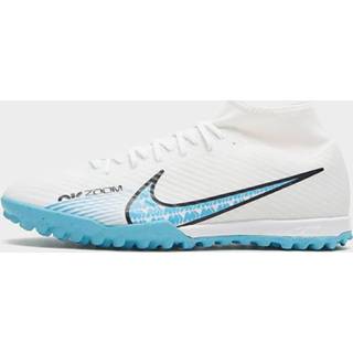 👉 Voetbalschoenen wit synthetisch male mannen Nike Zoom Mercurial Superfly 9 Academy TF (turf) - White Heren 196153822214