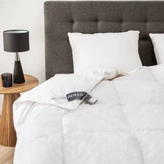 👉 Dekbed Percale Katoen wit Fresh & Co Hotel Ganzendons en Veren - Enkel 140 x 200 8720105667688
